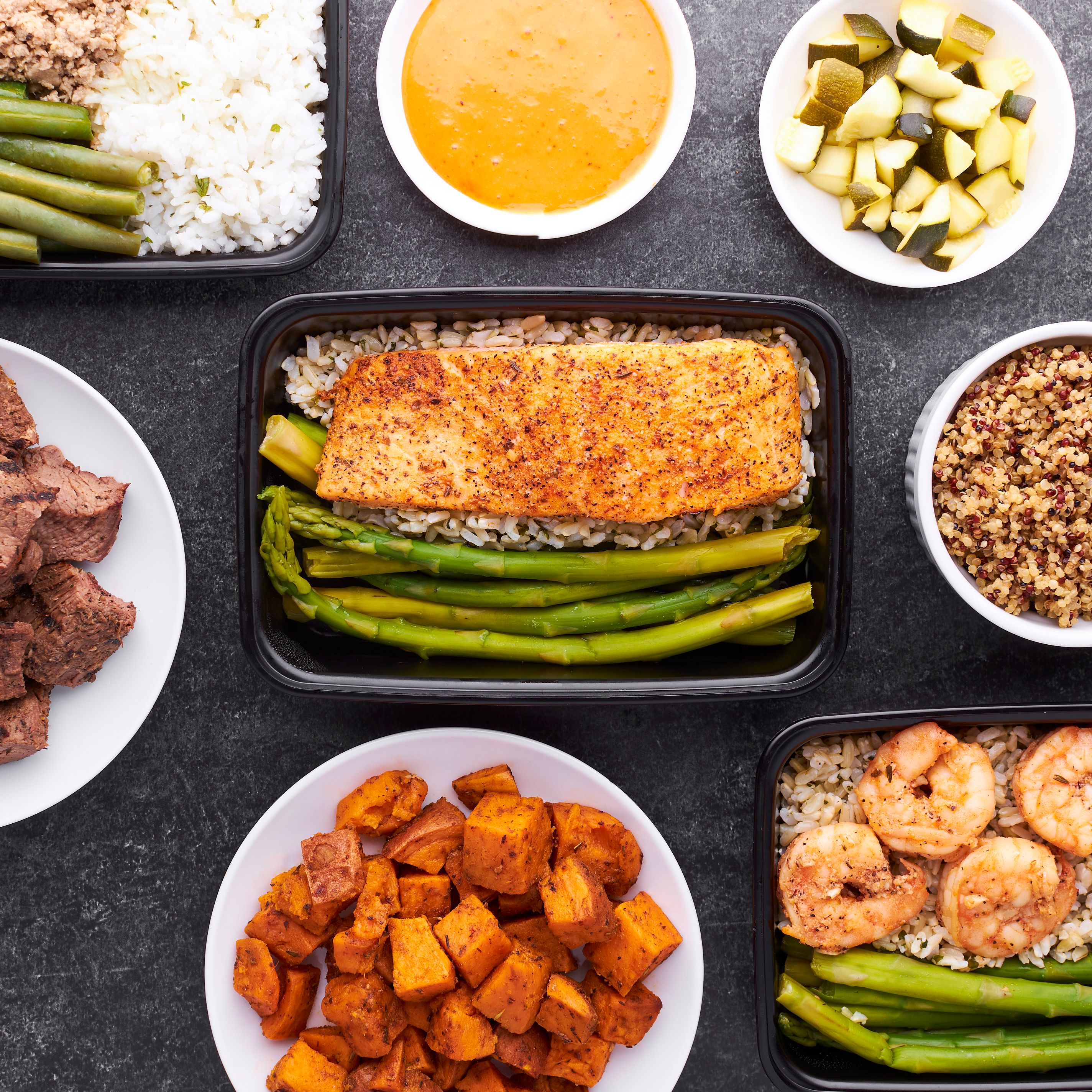 Fresh meal prep containers